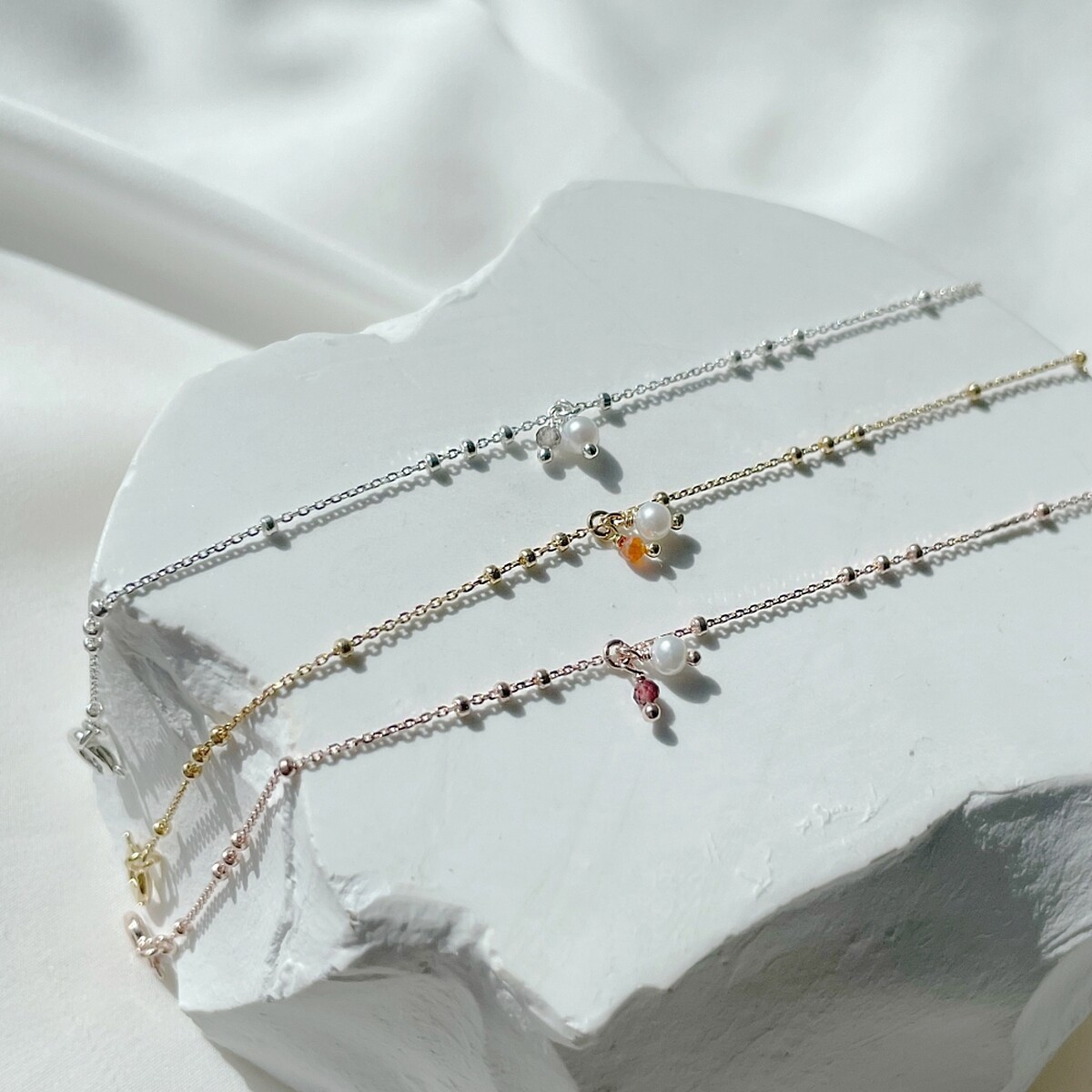 1028 x Boho Belle聯名訂製純銀手鍊。