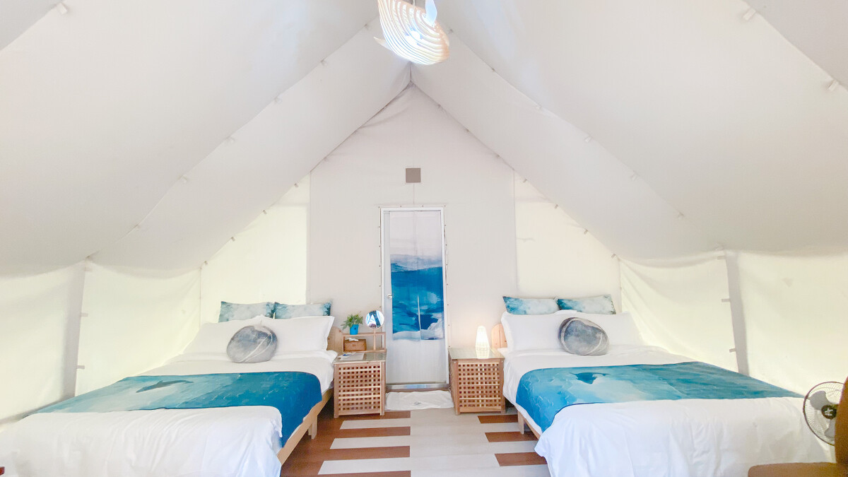 台中「向海那漾」豪華露營區雙人帳