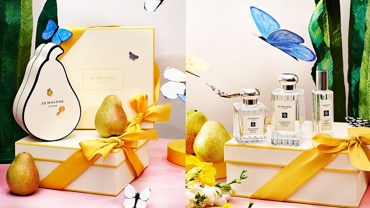 Jo Malone London年度限定系列美推「英國梨與小蒼蘭」限量古典瓶身香水，身體到居家香氛系列也一次收藏！週年慶再推豪華特惠組，線上線下都超好買！