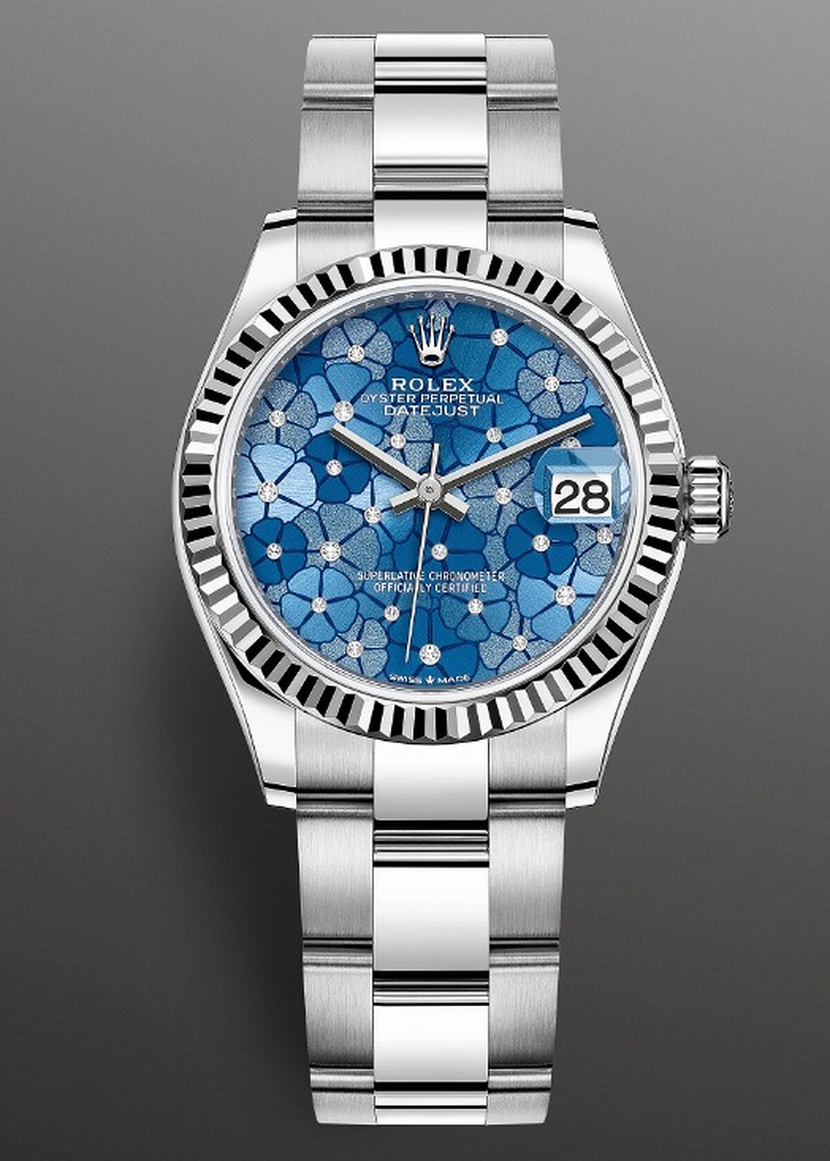 勞力士Rolex Oyster Perpetual Datejust 31mm腕錶白色黃金及蠔式鋼款