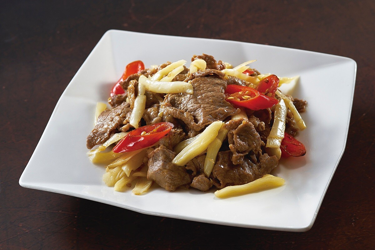 照片為醋薑炒羊肉