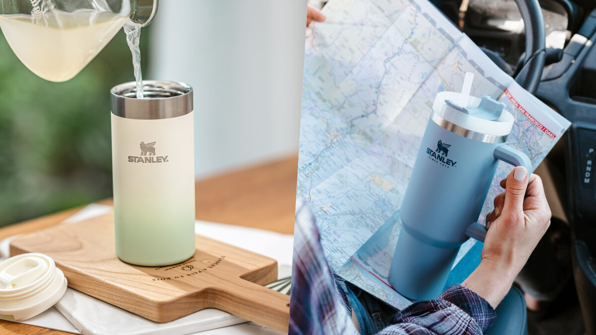 美國保溫瓶經典品牌STANLEY變溫柔了，推出8款夢幻粉色隨行杯、輕航杯
