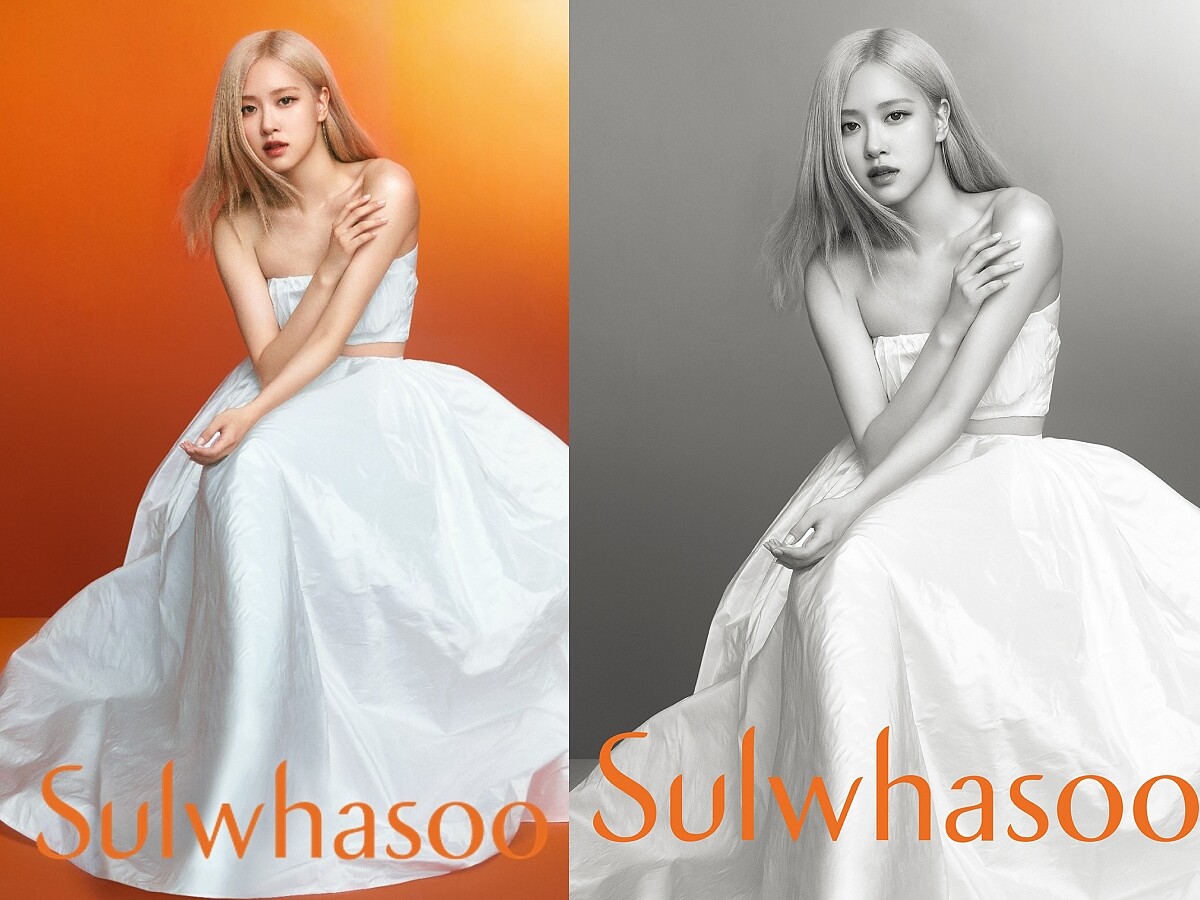 雪花秀全球品牌大使BLACKPINK Rosé形象圖。