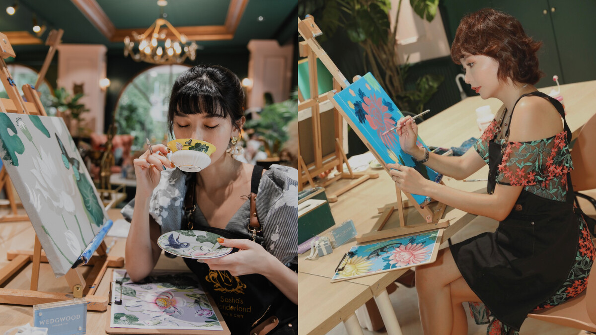 「恬靜睡蓮」、「寶藍花園」18世紀初始草稿與現代詮釋