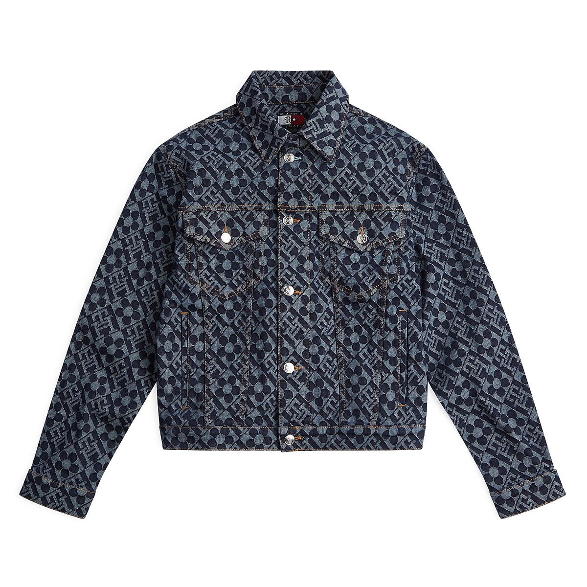 滿版印花丹寧夾克外套，NT$16,800