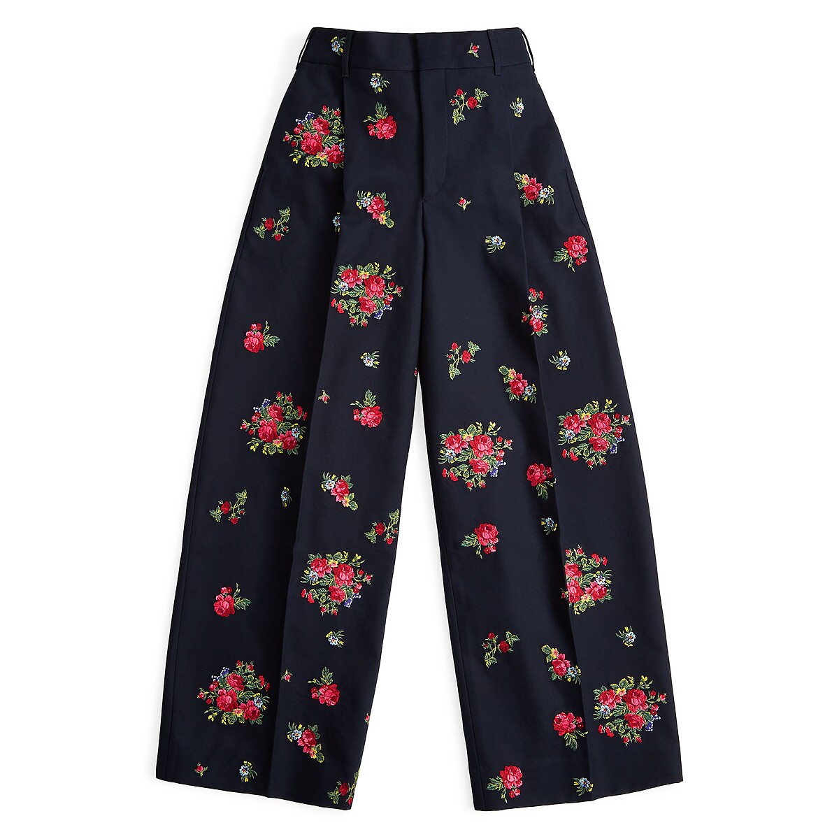 花卉刺繡寬管褲，NT$15,800