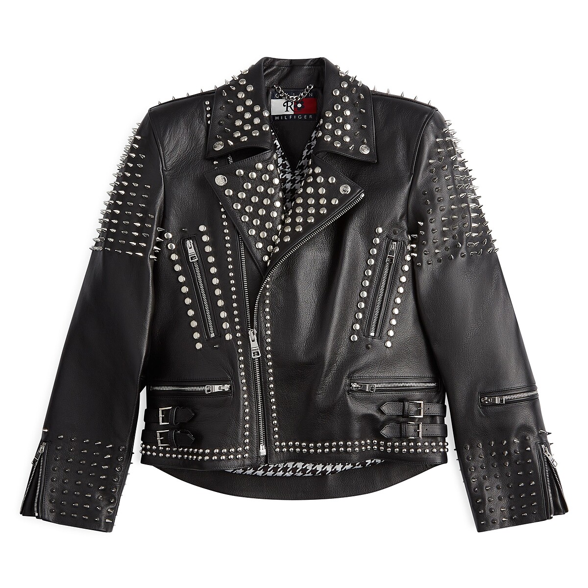 龐克風鉚釘騎士皮衣，NT$59,800