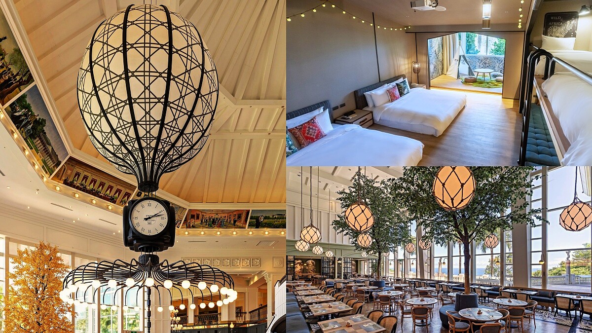 花蓮遠雄悅來大飯店20年來大改裝！10米高熱氣球、野營主題房、百萬烤爐太誘人