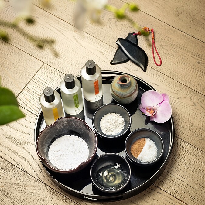 The Spa福爾摩沙使用產品。