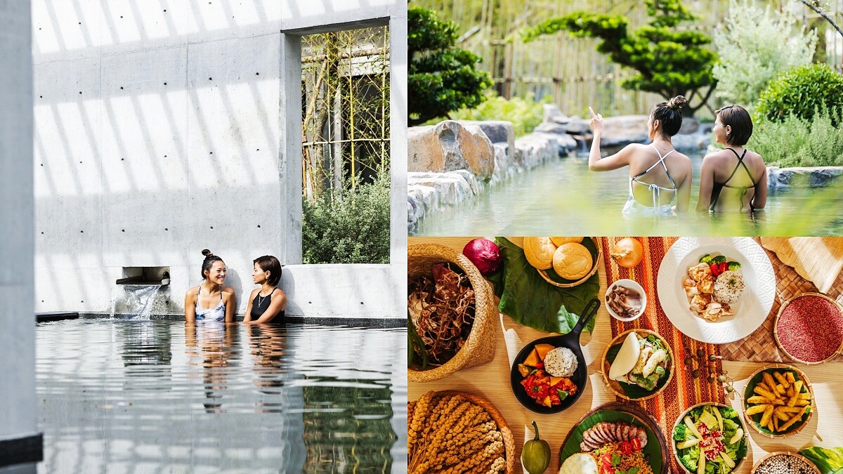 台東泡湯新景點！「紅葉谷綠能溫泉園區」由清水模、楓樹交織放鬆空間，還能品嚐五星級在地美食