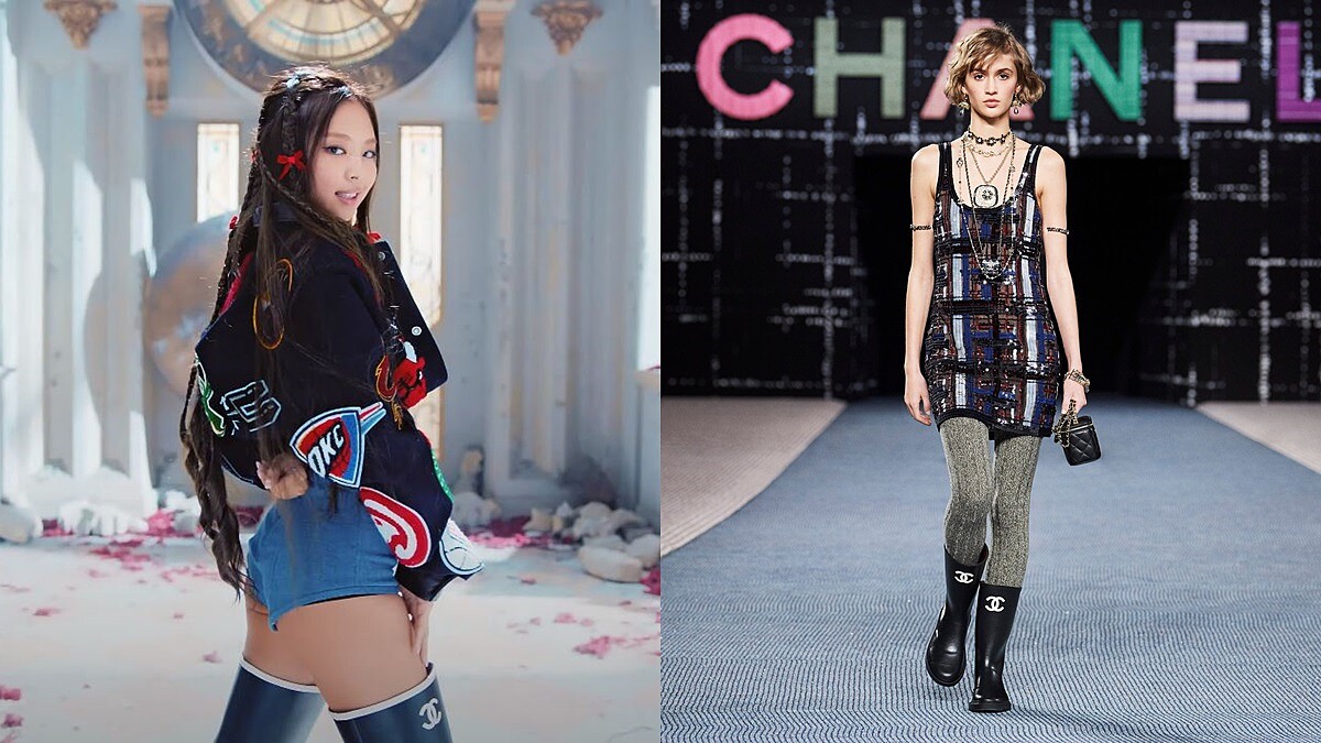 Jennie秒變大長腿Chanel過膝雨靴登台開賣！還有較好駕馭的雙C高筒款