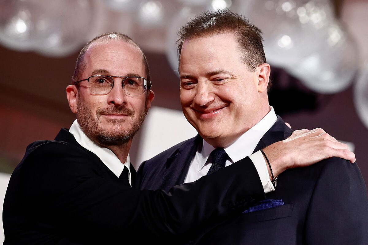 戴倫艾洛諾夫斯基與布蘭登費雪合照