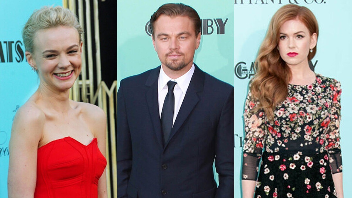 《大亨小傳》凱莉墨里根、李奧納多超親切紅毯大玩自拍!