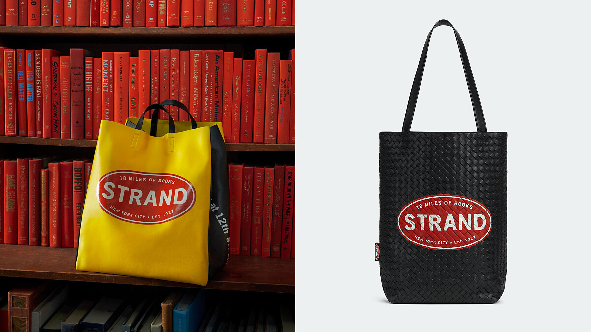 Bottega Veneta總監都讀什麼書？聯手紐約必朝聖The Strand書店打造限量聯名托特包