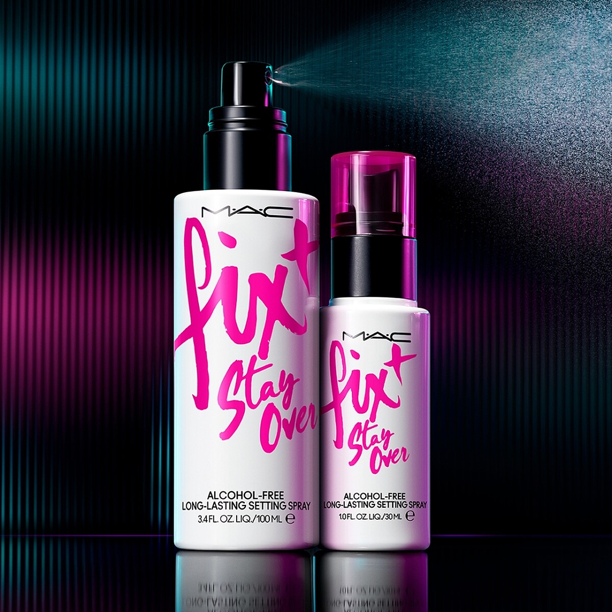 MAC FIX+超持妝零暗沉定妝噴霧產品形象圖。