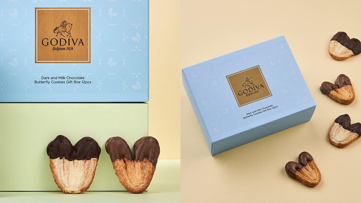 只有台灣、香港吃得到！GODIVA推出限量「巧克力蝴蝶酥」，酥脆滋味一片片令人上癮