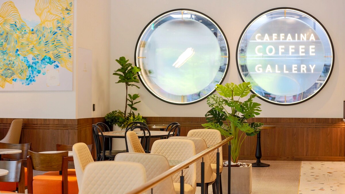 卡啡那CAFFAINA內湖啟航店 店裝