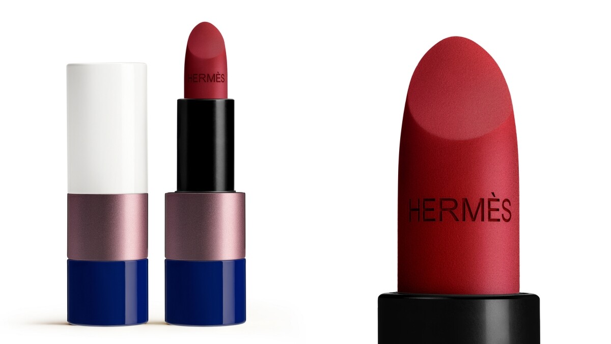 Hermes愛馬仕ROUGE HERM&Egrave; 2022秋冬限量唇膏(#Rouge Grenat石榴紅)3.5g，NT2,600