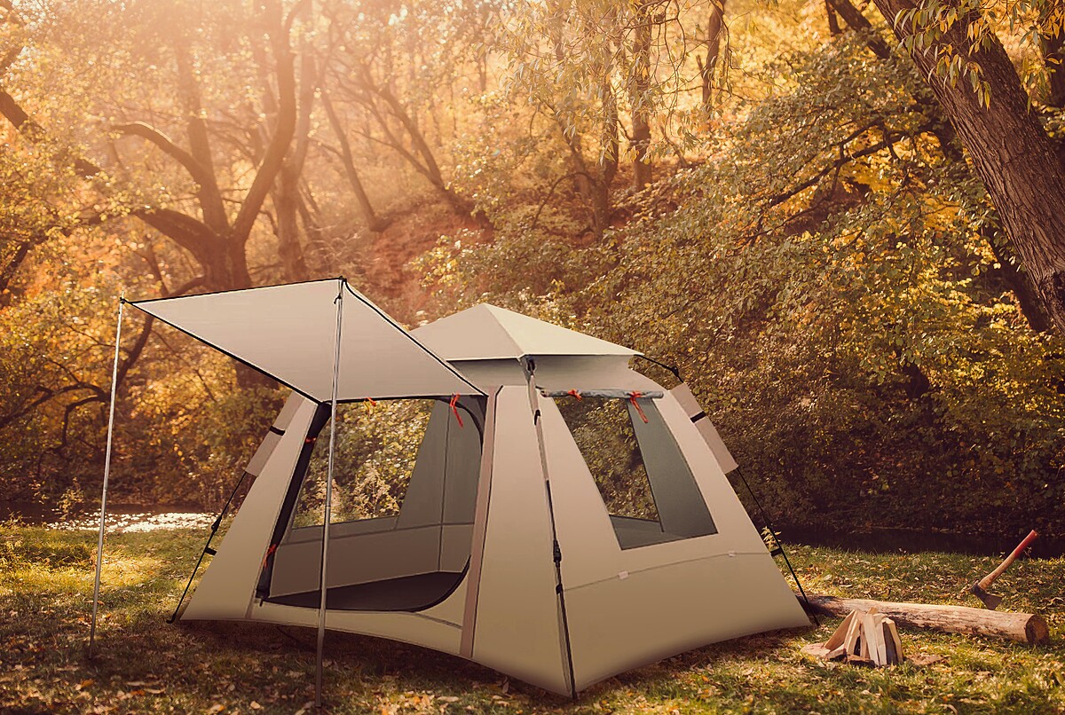 預購會滿額$30,000贈品_全自動露營帳棚