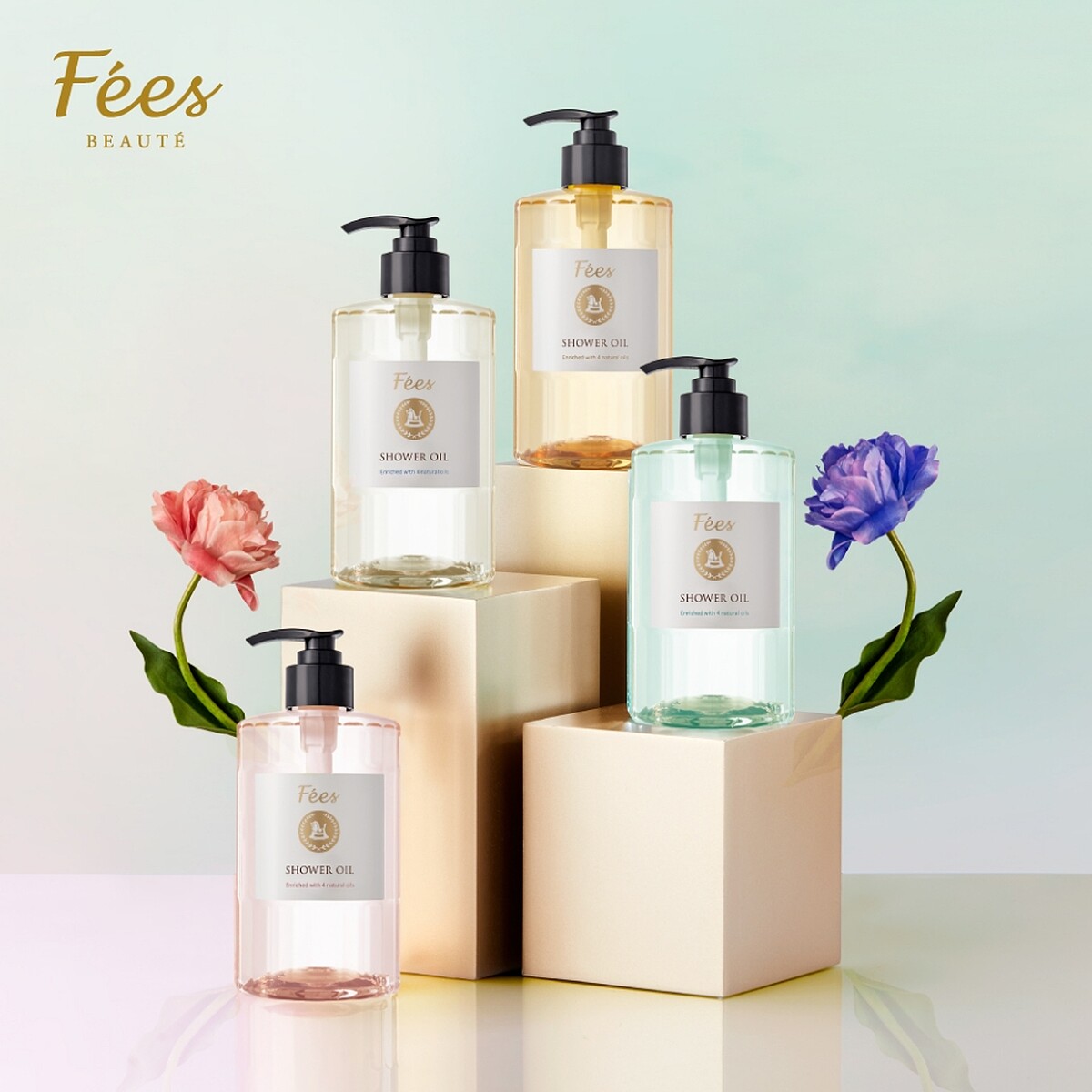 Fees法緻香水沐浴油情境氛圍。