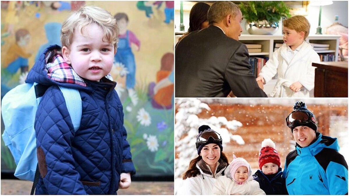 好多喬治小王子、夏綠蒂公主的第一次！回顧英國皇室寶貝2016的超萌時刻