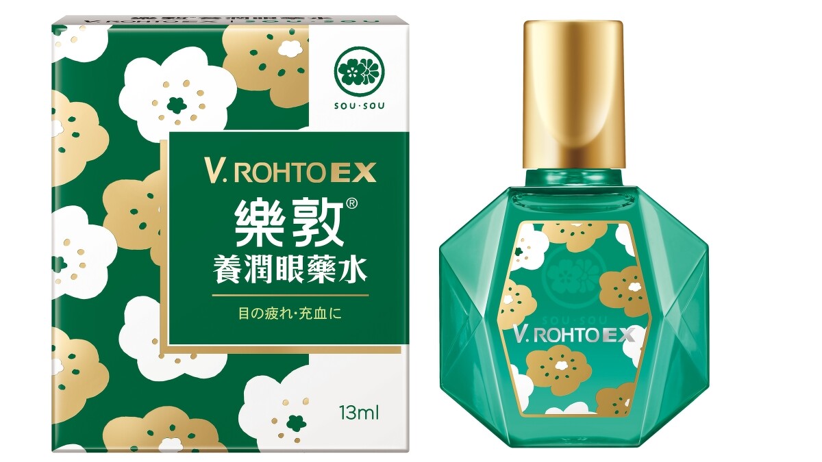 樂敦養潤眼藥水SOU&bull;SOU限定版-花旅13ml，NT240