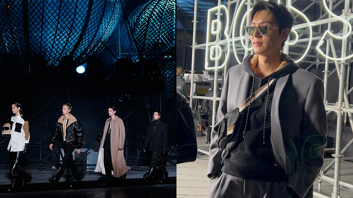 2022秋冬米蘭時裝週｜Boss巨型鐵球裡極速飆車太精彩，俐落剪裁展現霸氣總裁宣言