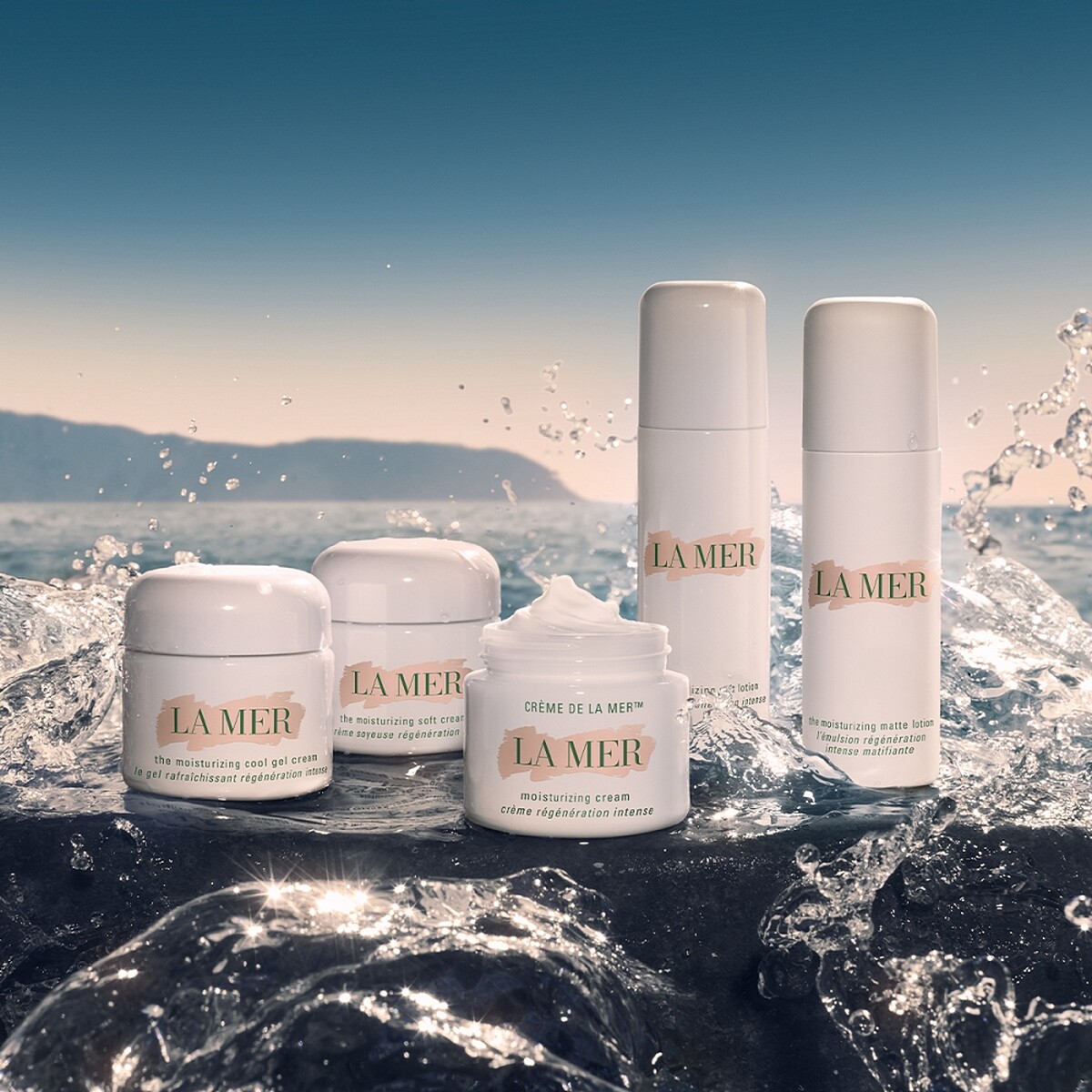 LA MER海洋拉娜保濕潤澤系列五種演繹。