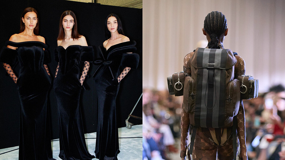 2023春夏倫敦時裝週｜Burberry夏日海灘派對：泳圈夾角拖、鯊魚耳環，秀末全黑造型致敬英國女王