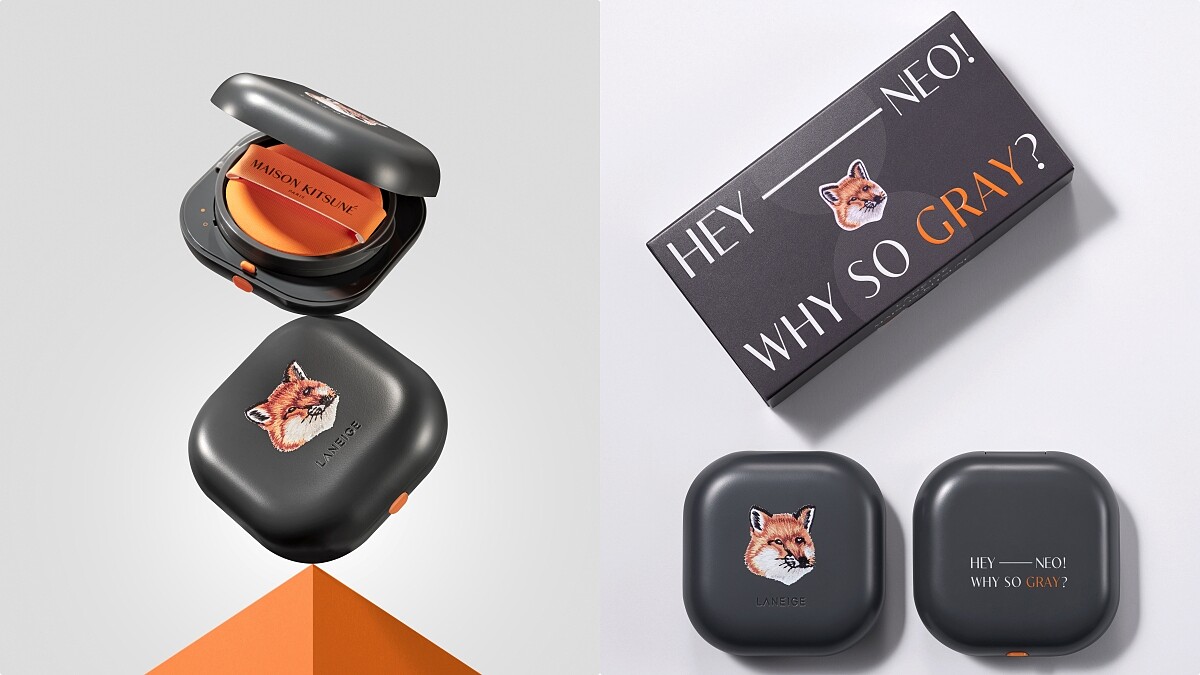 Laneige蘭芝Neo Cushion X Maison Kitsune 2022年設計。