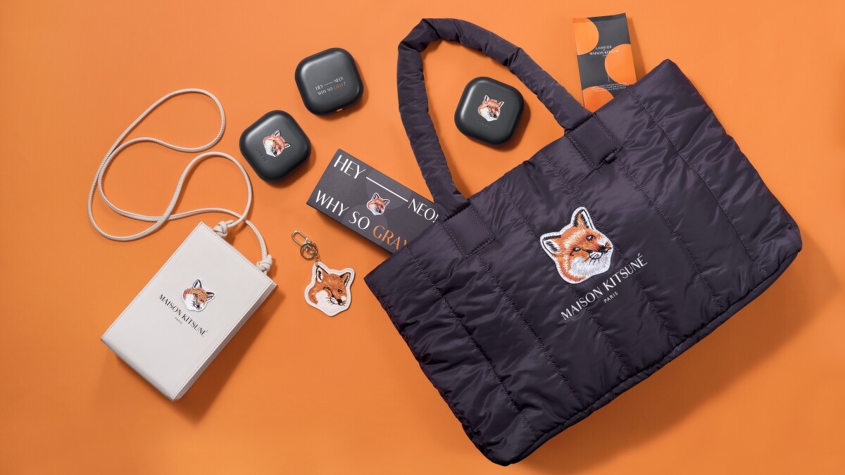 Laneige蘭芝X Maison Kitsune 2022年聯名系列周邊商品。