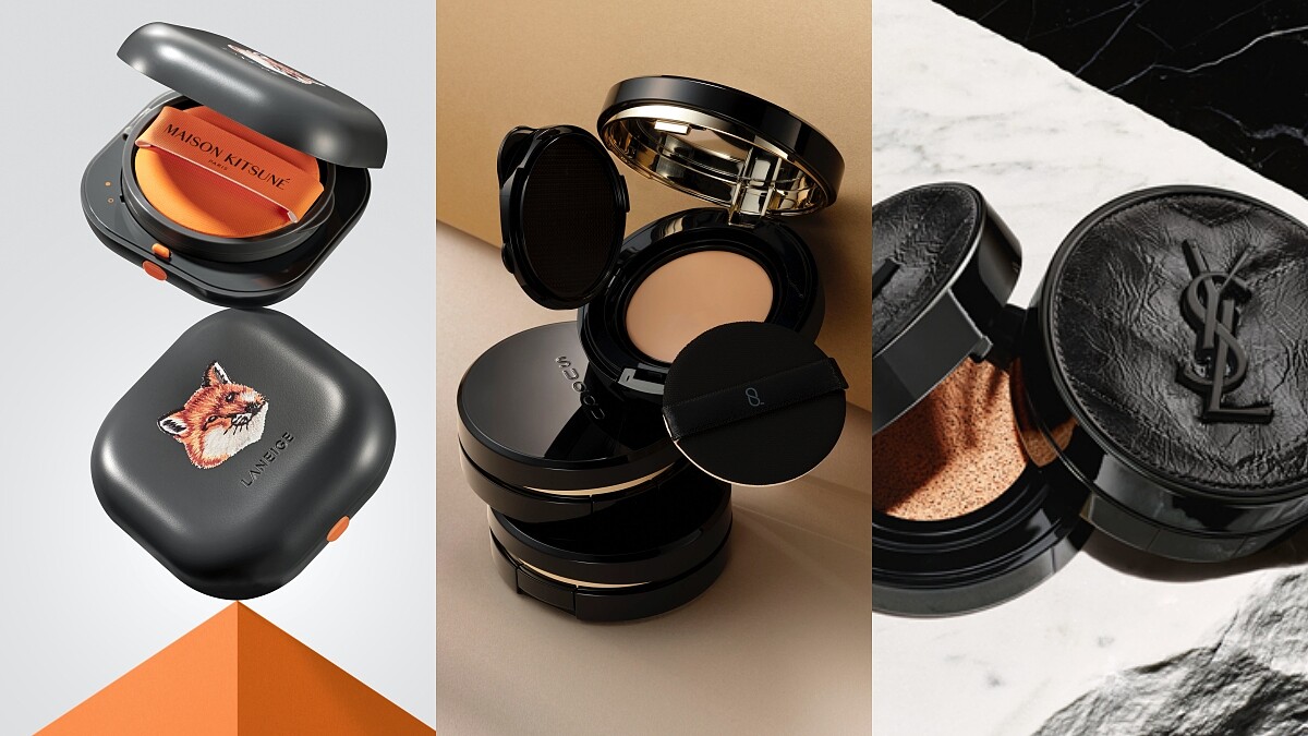 2022氣墊粉餅&粉霜新品盤點:SUQQU水凝粉餅、蘭芝xMaison Kitsune...