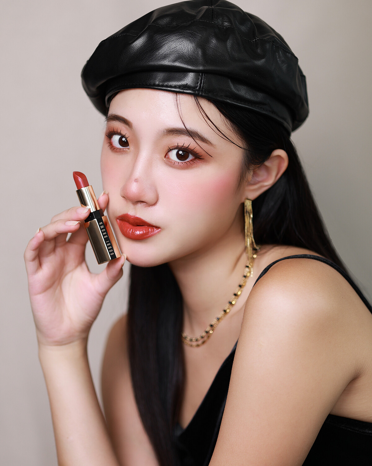 金緻緞光唇膏 #04 Claret赤茶酒紅