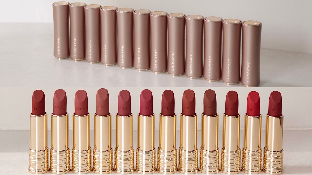 蘭蔻2022絕對完美柔霧唇膏(共12色)，NT1,350