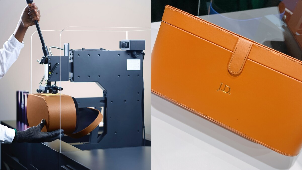 Dyson 體驗店獨家提供禮盒個人化鐫刻服務，可以刻印自己或收禮者名字的英文縮寫。