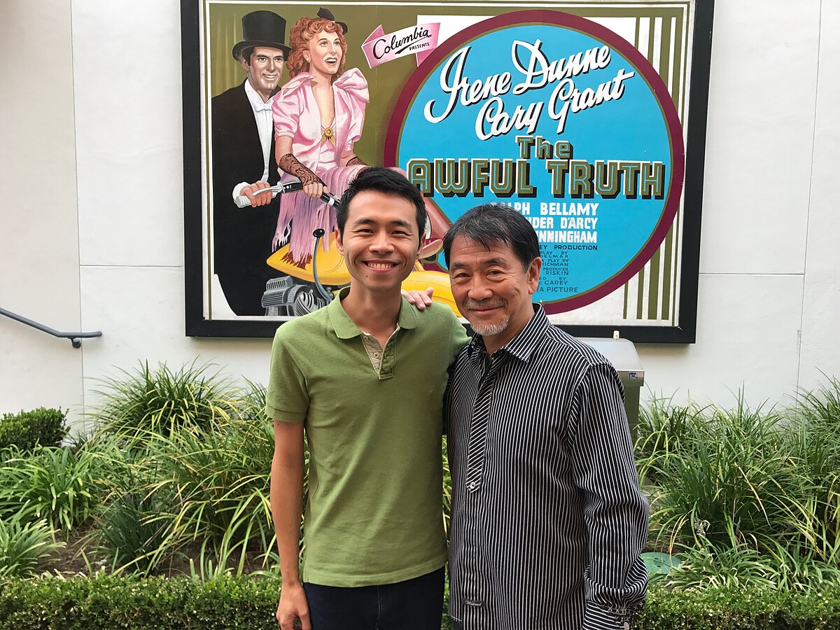 胡仰華與傳奇攝影師 Richard Chew合影