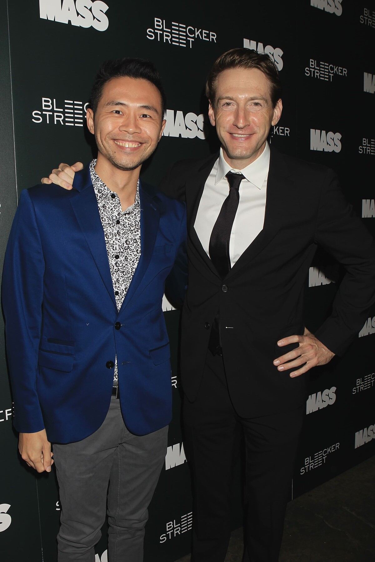 《午後彌撒》紐約首映會，胡仰華與導演Fran Kranz合影