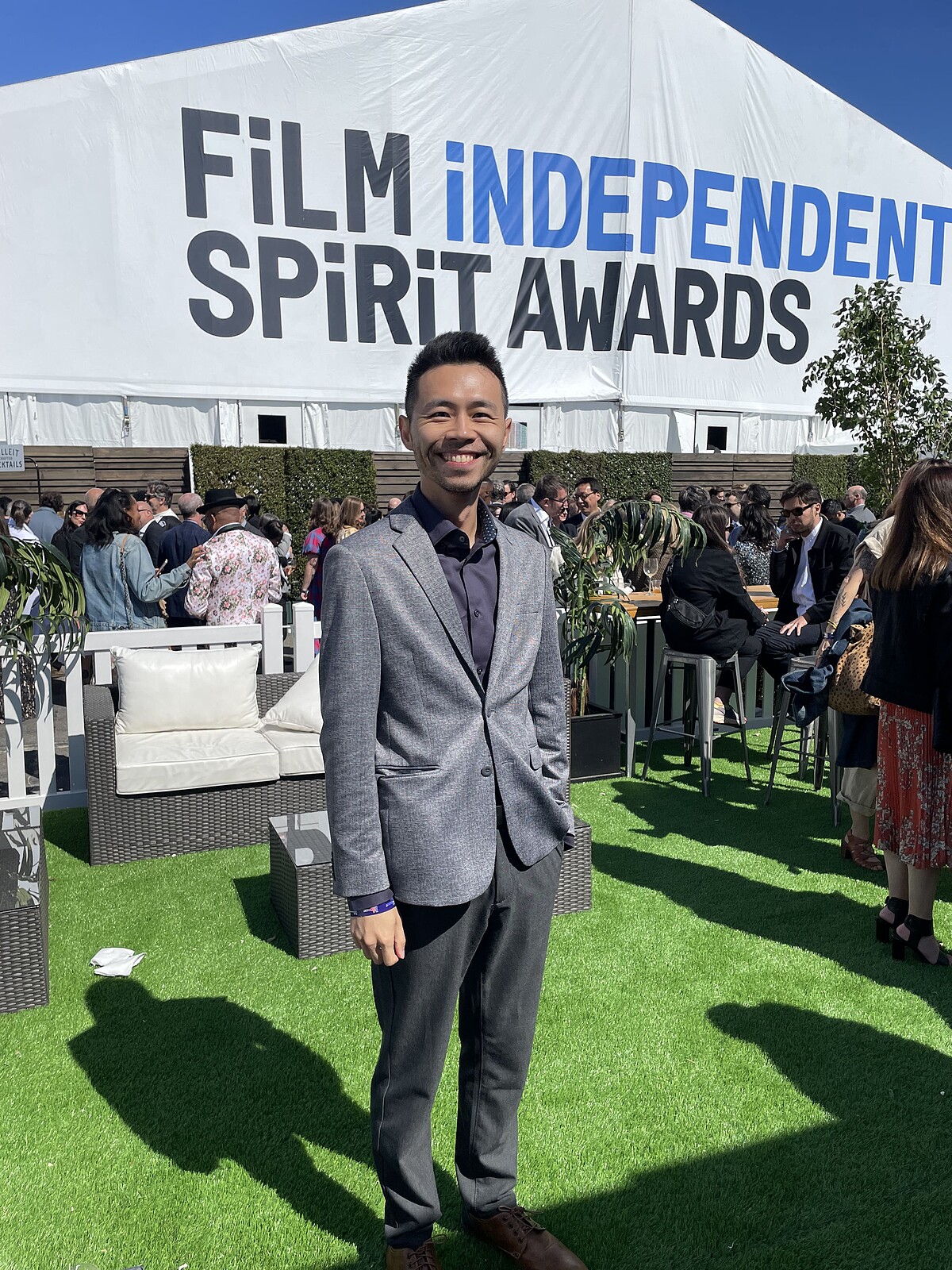 胡仰華參加第37屆獨立精神獎頒獎典禮