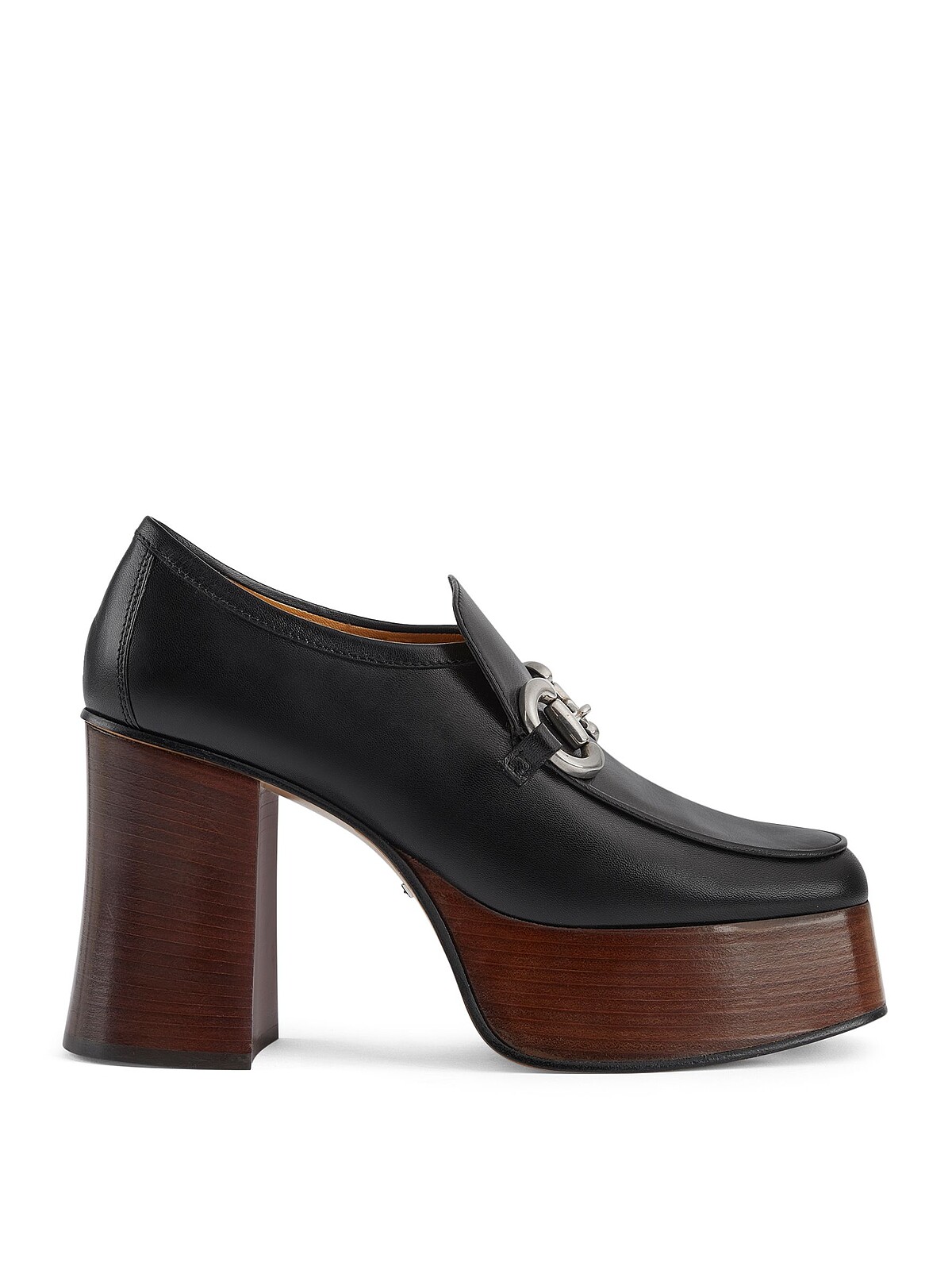 黑棕色馬銜鍊厚底莫卡辛鞋, $40,800