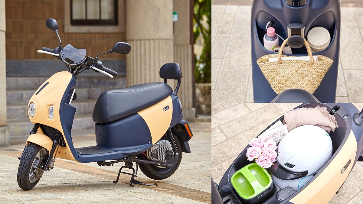 時髦女生的命定車找到了！eMOVING EZ1電動車再推年度新色「芒果雪酪」，車身輕巧省力、寬敞置物空間更好裝，兼具可愛美型與輕鬆騎乘感好讓人心動啊～