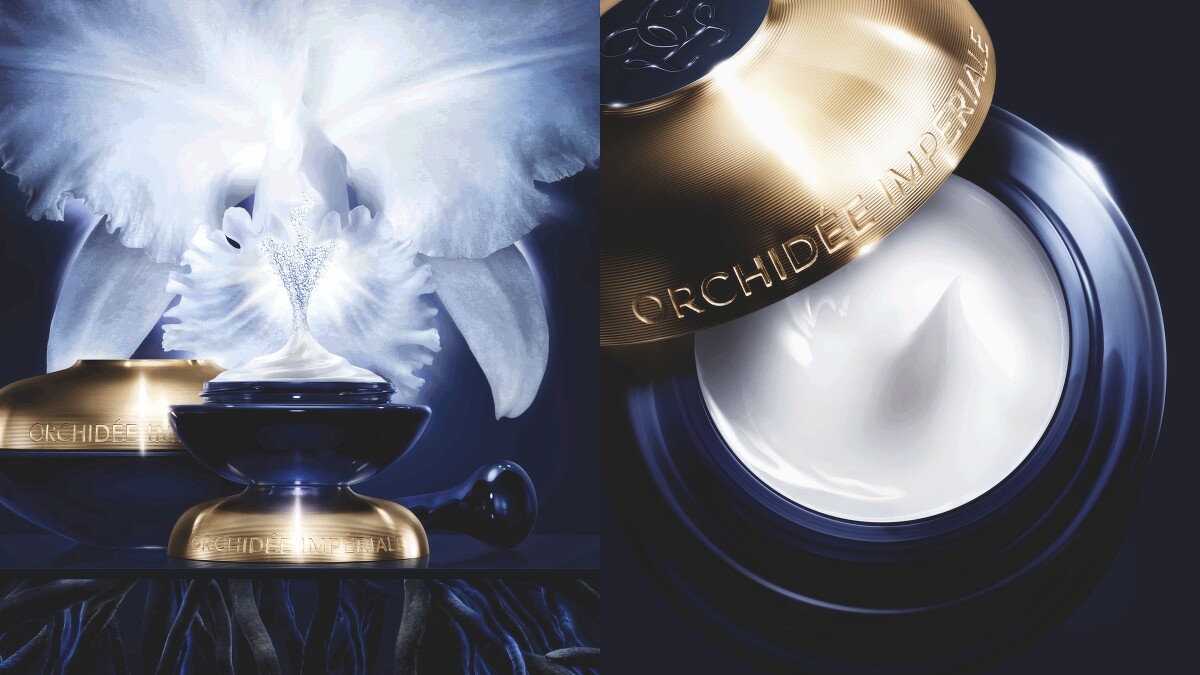 嬌蘭蘭鑽極萃氧生眼唇霜主視覺。