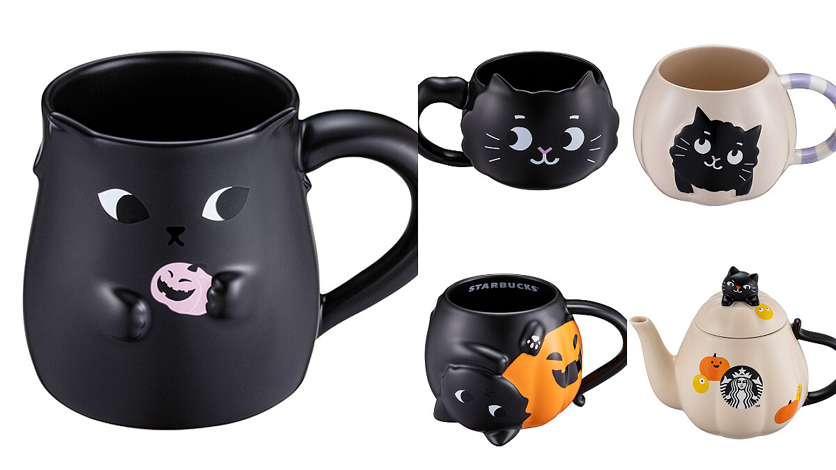 星巴克2022萬聖節黑貓杯登場！加入超萌狗狗款，10款限定馬克杯推薦