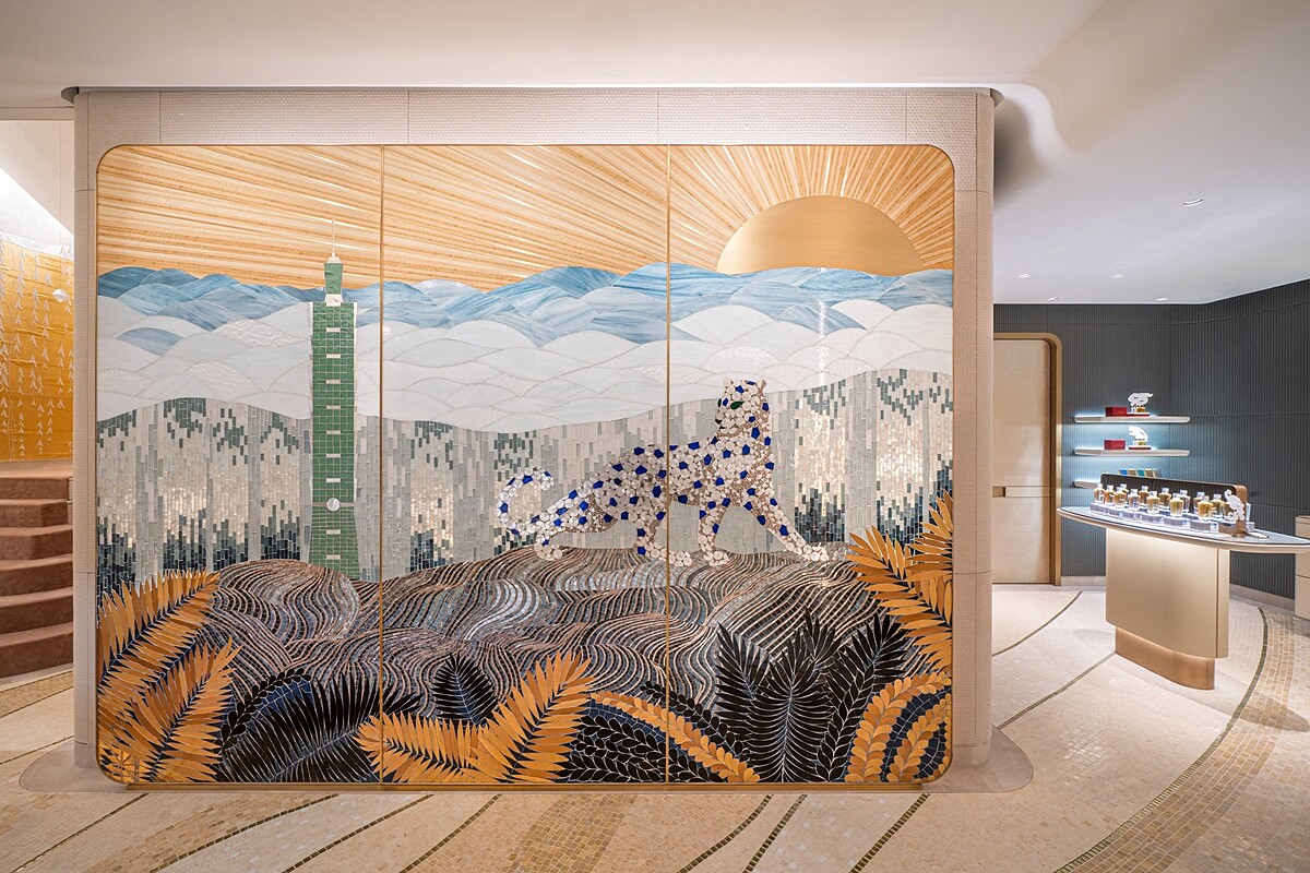 3F_馬賽克藝術家 Mathilde Jonquiere的美洲豹藝術創作