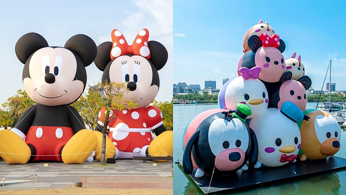 2022迪士尼慶典降落台南安平!15米巨大Tsum Tsum漂浮港灣、米奇米妮加入賣萌必朝聖
