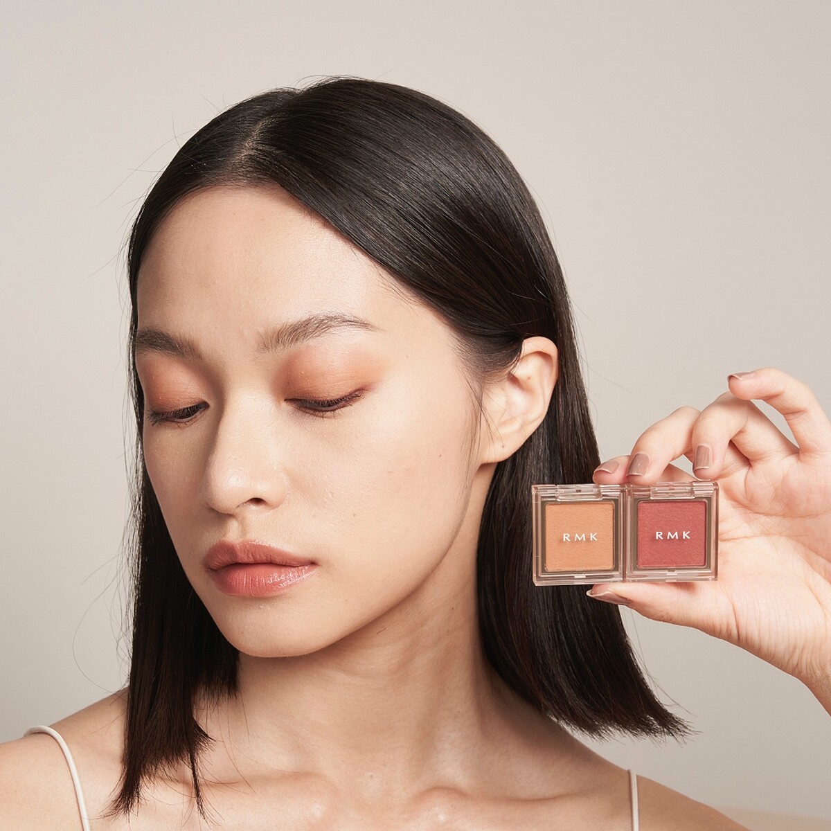 RMK不設限眼影眼妝示範，使用色#14、#15。