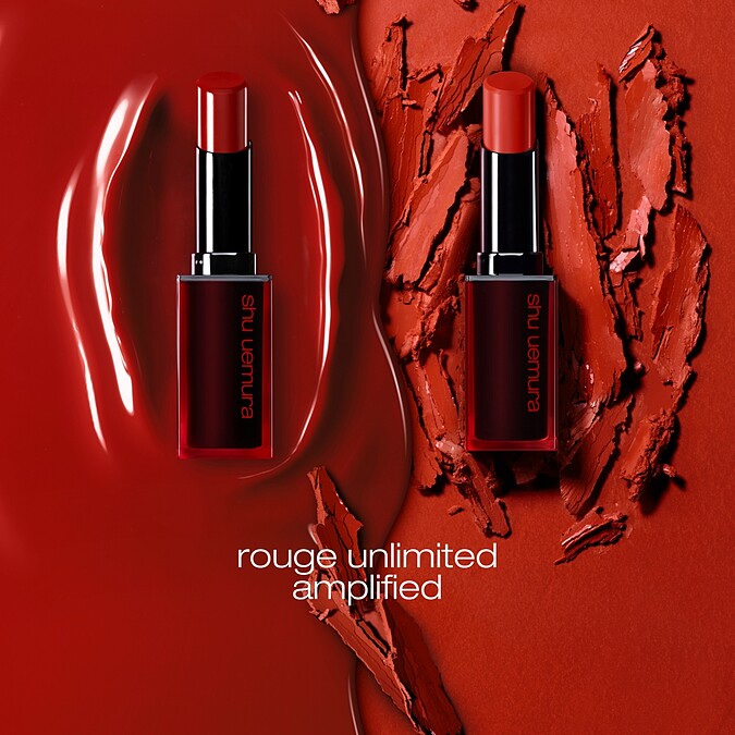 shu uemura植村秀無色限鏡光唇膏產品主視覺。