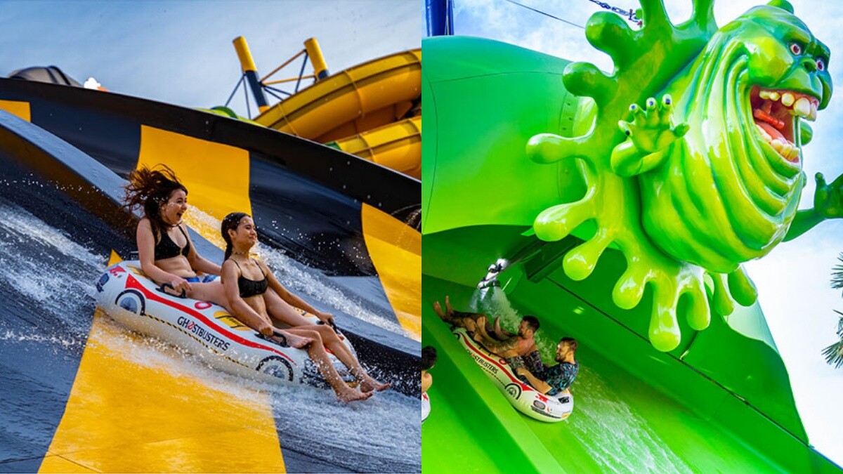 「魔鬼剋星」質子隧道、史萊姆競速水道