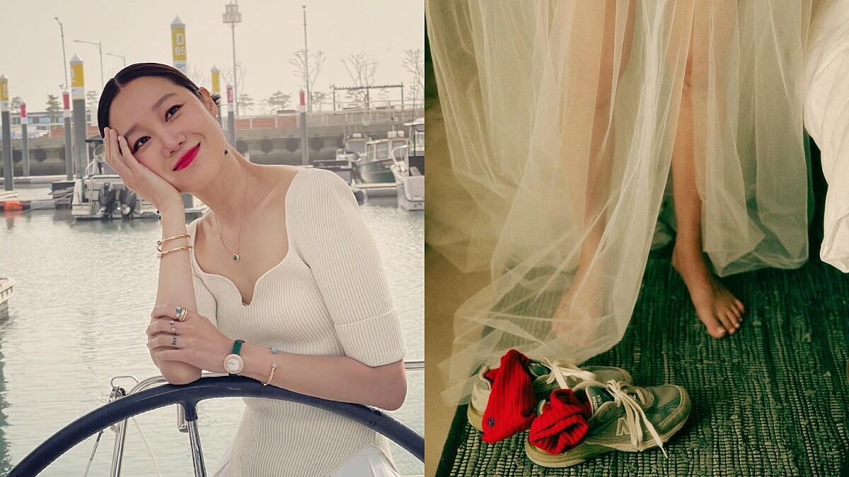 孔曉振婚紗配球鞋不是第一人！舒淇、應采兒、徐若瑄…都把球鞋當婚鞋