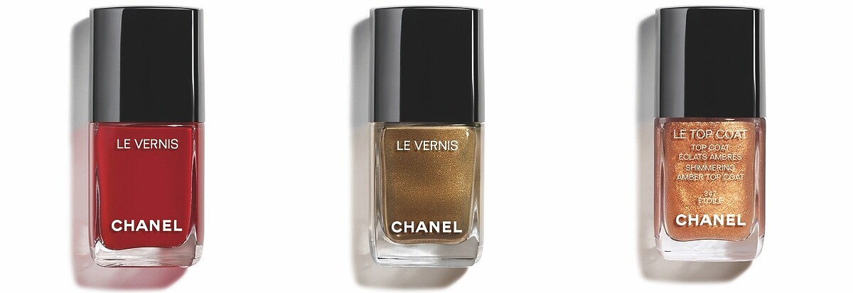 CHANEL香奈兒時尚恆彩指甲油(#963滿月、#965月光)，NT920、璀璨亮甲油(#347星光)，NT920
