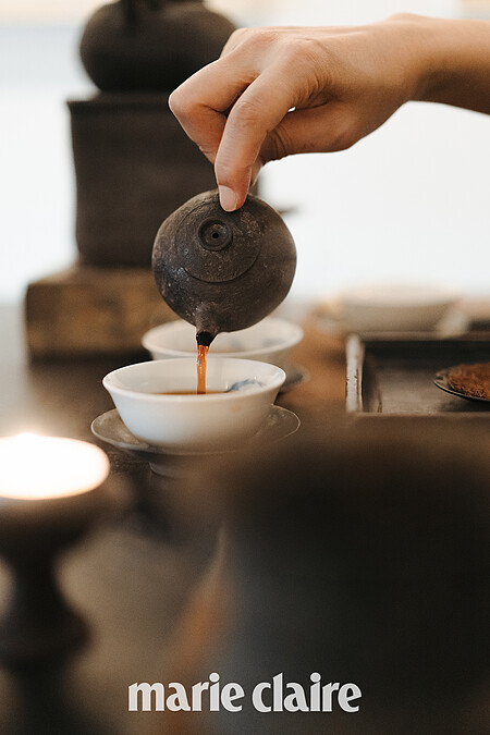 預約制炭火茶席。